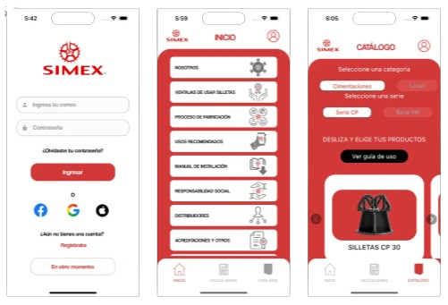 Visual de SIMEX